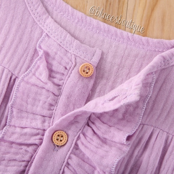 Toddler Girl Boutique Floral Bow Spring Dress - Picture 4 of 6